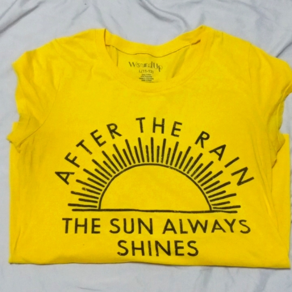 Large printed tee